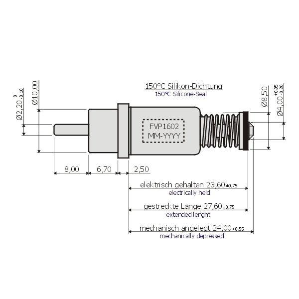 Magneteinsatz klein Ø 12,5mm, Typ CF, ND