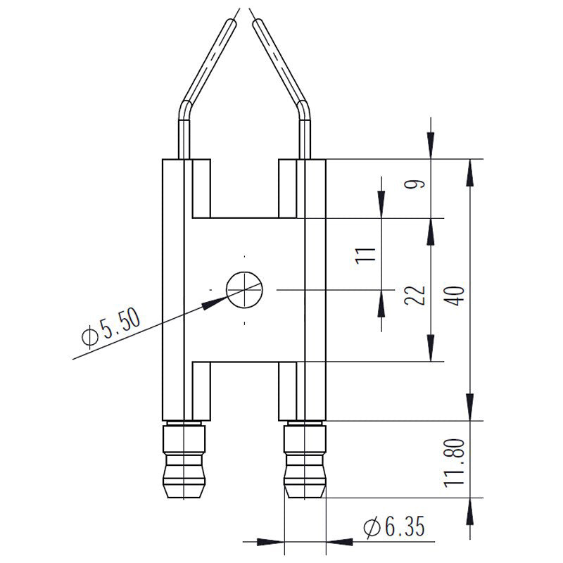 Zündelektrodenblock WOLF 8902394