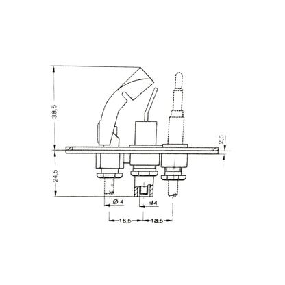 Allgas-Zündbrenner JUNKERS CB 505 1.. (gross) ohne Primärluft